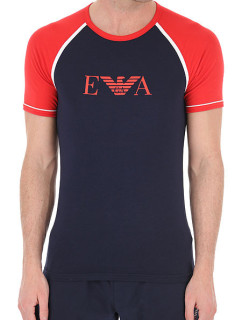 Pánské tričko 111811 0P529 00135 modročervená - Emporio Armani