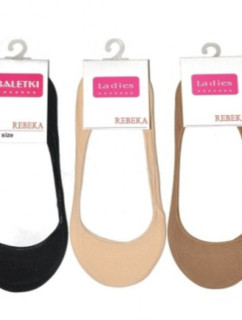 Bavlněné dámské ponožky baleríny 1251