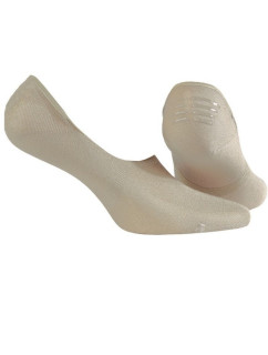 Hladké pánské ponožky - mokasínky se silikonem