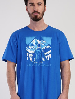 Pánská noční košile s krátkým rukávem Mountain