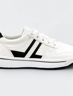 Bílo-černé dámské sportovní boty (AD-587)
