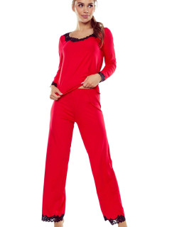 Dámské pyžamo Arleta red - ELDAR