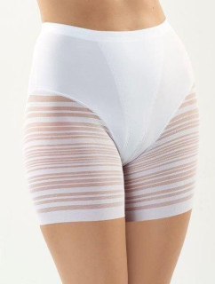 Stahovací kalhotky s nohavičkou Verda bílé