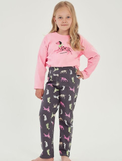 Dívčí pyžamo Ruby růžové s dalmatinem