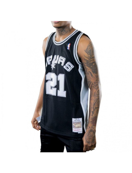 Mitchell & Ness Pánský dres NBA Swingman San Antonio Spurs Tim Duncan SMJYGS18208-SASBLCK98TDU