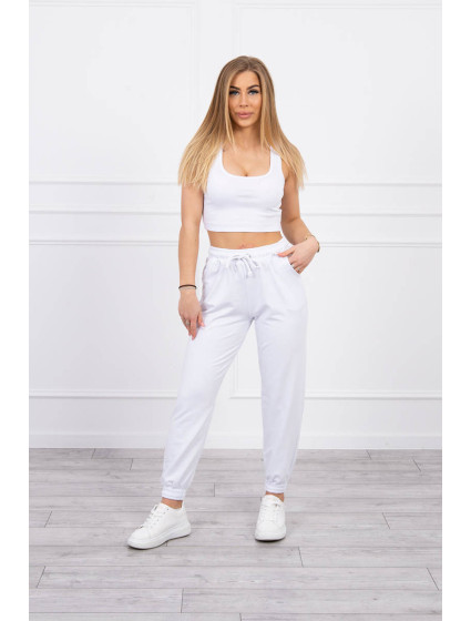 Bílý top+kalhoty