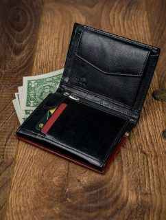 Pánské peněženky [DH] 326 RBA D BLACK RED černá