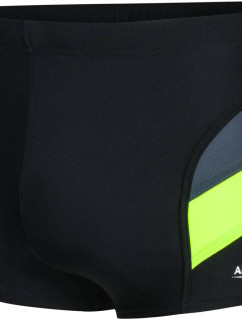 AQUA SPEED Plavecké šortky Aron Black/Green/Grey Pattern 138