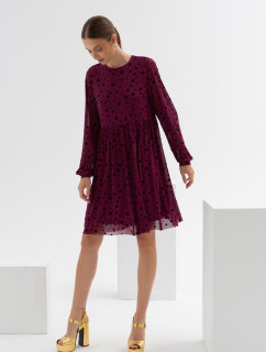 Monnari Šaty Dívčí šaty z průhledné tkaniny Multi Purple