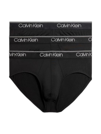 Calvin Klein Spodní prádlo 3Pack Slipy 000NB2568AUB1 Black