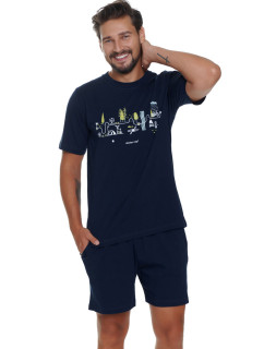 Doktorské pyžamo PMB.5355 Námořnická modř