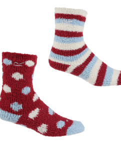 Dětské zimní ponožky Kids 2 Pack Socks RKH046-L6A červené - Regatta