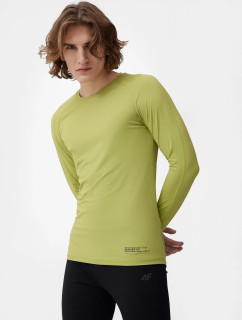 Pánské běžecké rychleschnoucí tričko 4FSS23TFLOM078-41S zelené - 4F