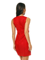 Dámské značkové šaty moderní AIKHA krátké červené - Červená - Aikha