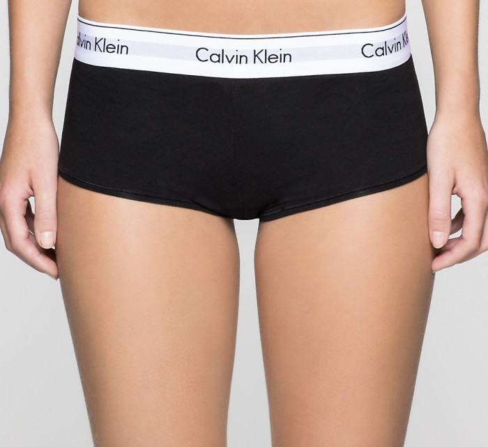Dámské kalhotky šortky F3788E-001 černá - Calvin Klein