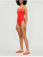 Jednodílné plavky KW0KW00806-XA7 červená - Calvin Klein