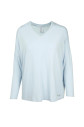 Dámské triko na spaní QS6409E-GR4 modrá - Calvin Klein