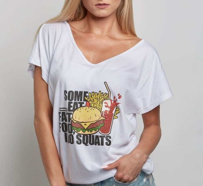Dámské tričko - Fast Food - Gym Glamour