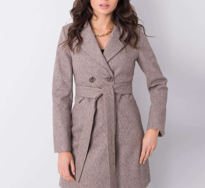 Dámský kostkovaný kabát 2706 - FPrice