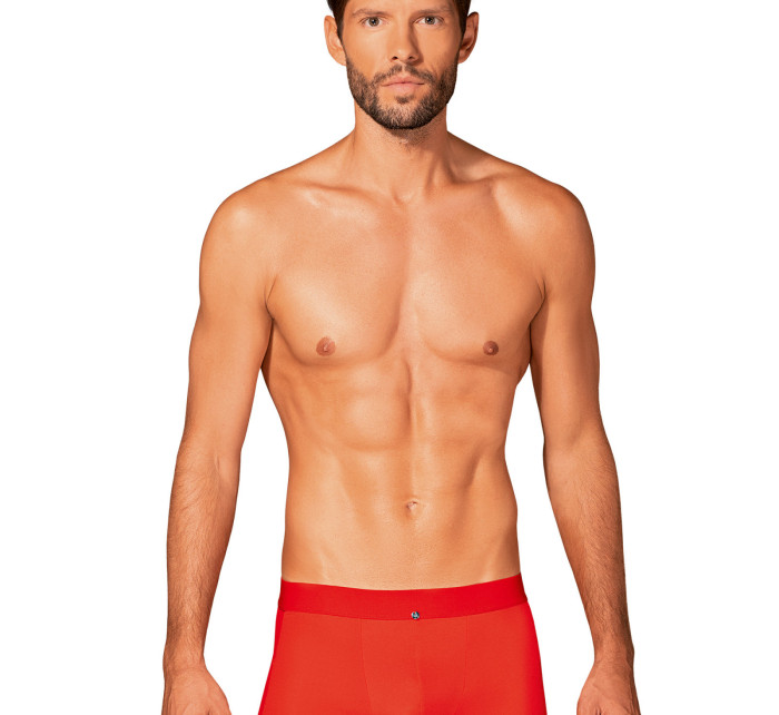 Pánské slipy Boldero boxer shorts red - Obsessive