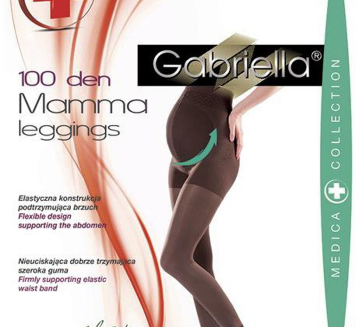 Těhotenské kotníkové legíny 173 Mamma 100 den oříškové - GABRIELLA