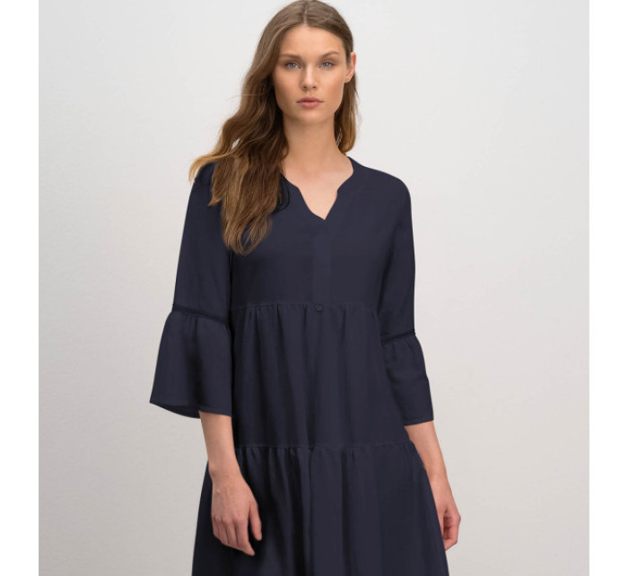 Vamp - Pohodlné dámské šaty Blue marine 16516