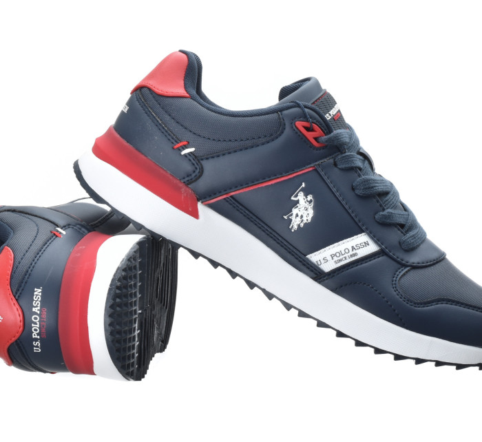 Pánská sportovní obuv UP12M68089-DBL-RED02 Tmavě modrá s červenou - U.S. Polo Assn.