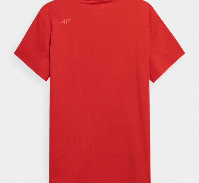 Pánské tričko H4L22-TSM047-62S červené - 4F