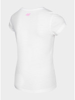 Dívčí tričko HJL22-JTSD008-10S bílé - 4F