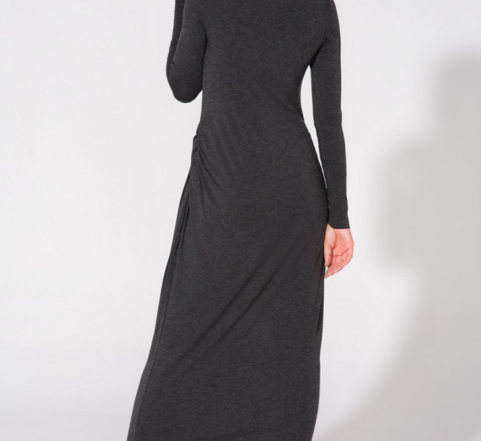 Dámské večerní šaty T143/1 tmavě šedé - Tessita