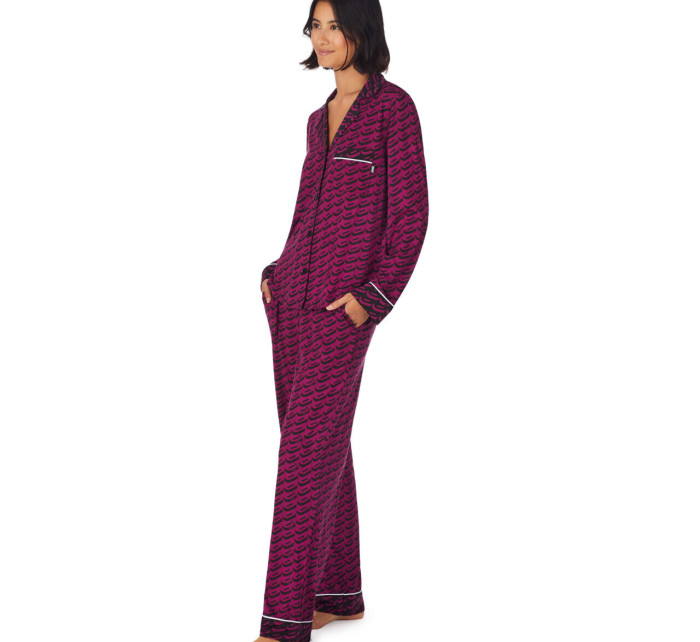 Dámské pyžamo YI2922684F 501 fialová vzor - DKNY