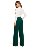 Dámské kalhoty S311 Tmavě zelená - Stylove