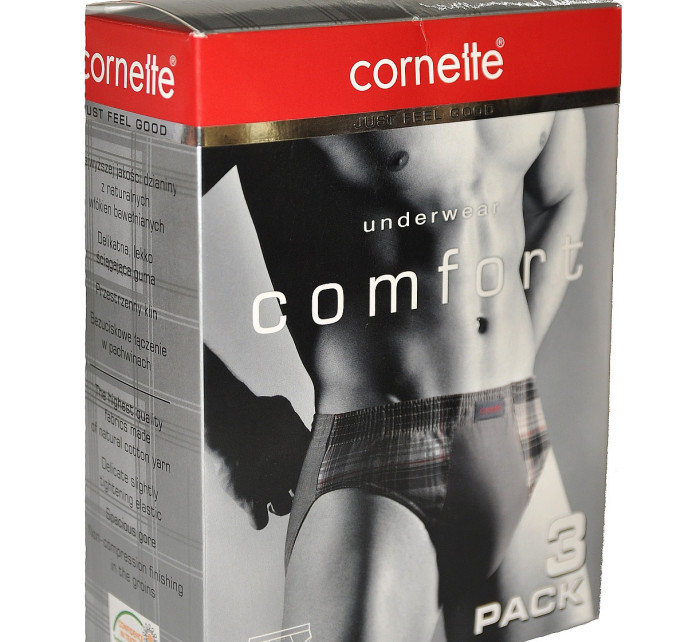 Pánské slipy Comfort 3Pack Mix barev - Cornette