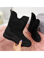 Dámské nepromokavé sněhové boty W EVE309A černé - NEWS
