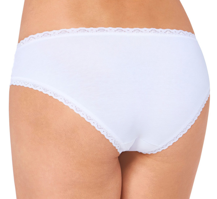 Kalhotky 24/7 Cotton Lace Hipster bílé - Sloggi