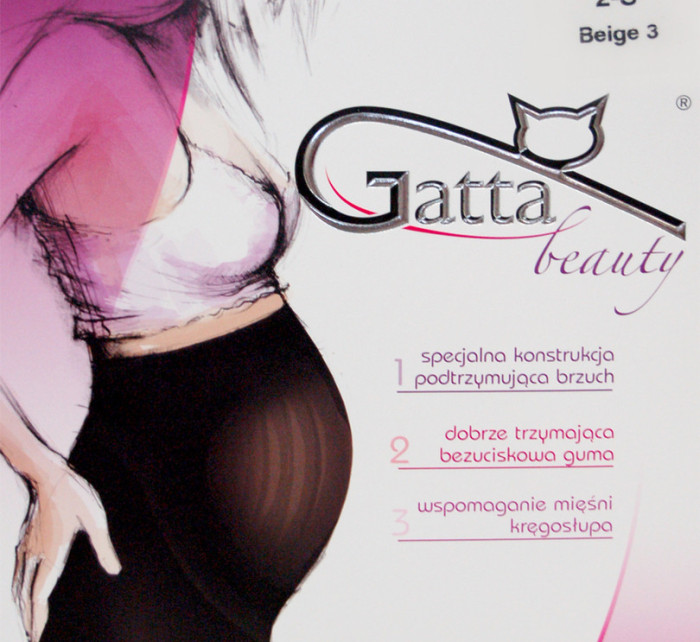 BODY PROTECT -  Těhotenské punčochové kalhoty 40 DEN - GATTA