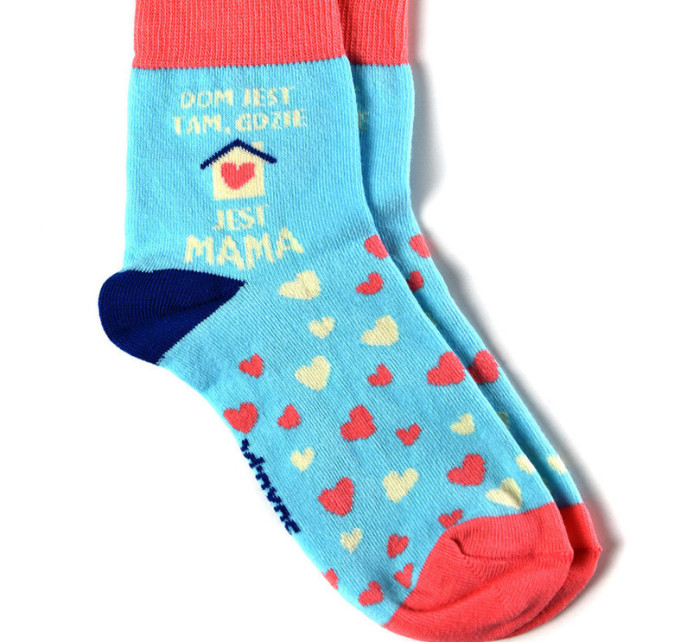 Ponožky SOXO - "DOM JEST TAM GDZIE JEST MAMA" ("Dům je tam, kde je maminka")