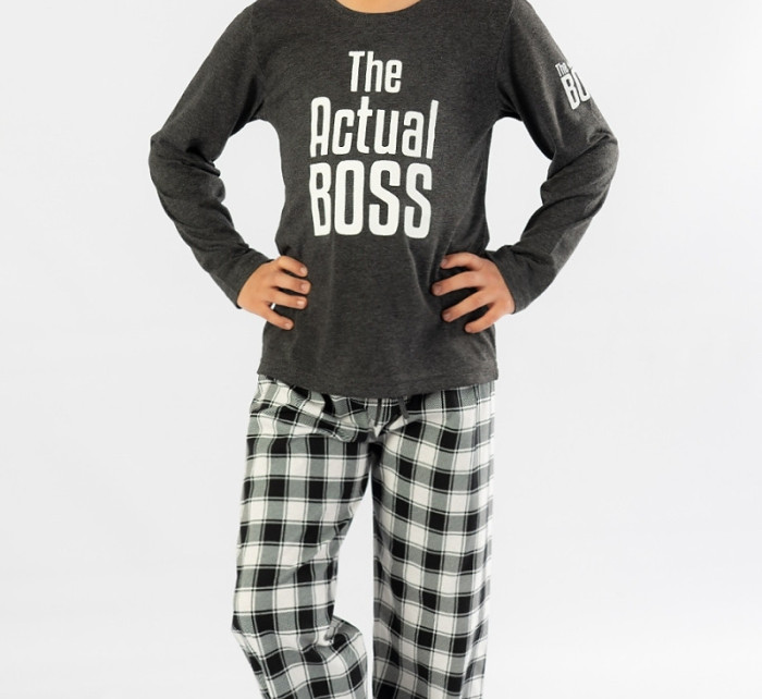 Dětské pyžamo dlouhé Actual boss - chlapecké