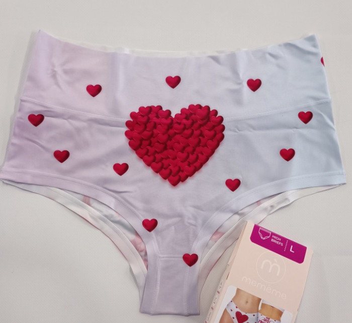 Dámské kalhotky Meméme LOVE ROMANTIC Hi-briefs
