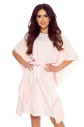 SOFIA - Dámské motýlkové šaty v pastelově růžové barvě 287-4