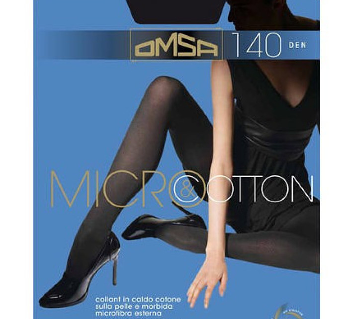 Dámské punčochové kalhoty Omsa Micro&Cotton 140 den