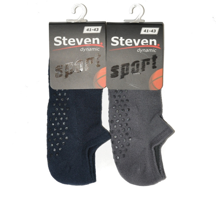 Pánské kotníkové ponožky Steven s ABS art.135