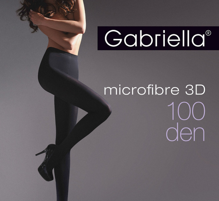 Dámské punčochové kalhoty Gabriella Microfibre 3D 119 5-XL 100 den