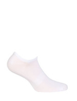 Hladké dámské kotníkové ponožky Wola W81.401 Tencel