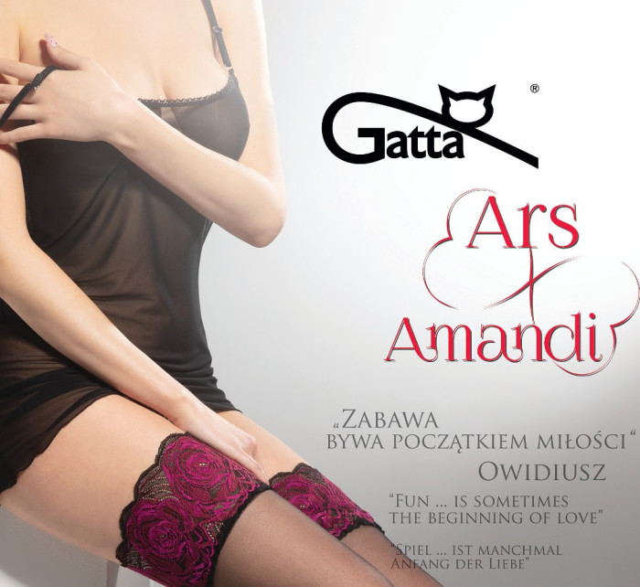 Dámské punčochy Gatta Ars Amandi Calze Rose 15den 1-6