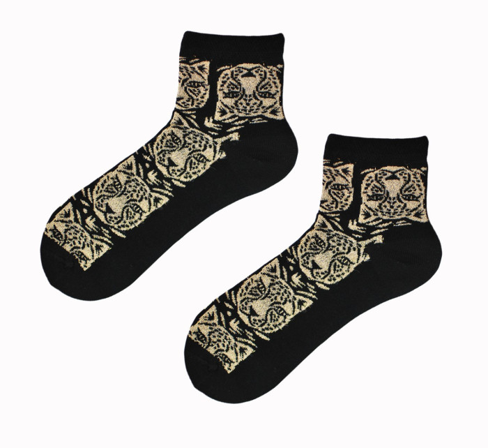 Dámské ponožky Noviti SB025 Tygr, lurex 35-42