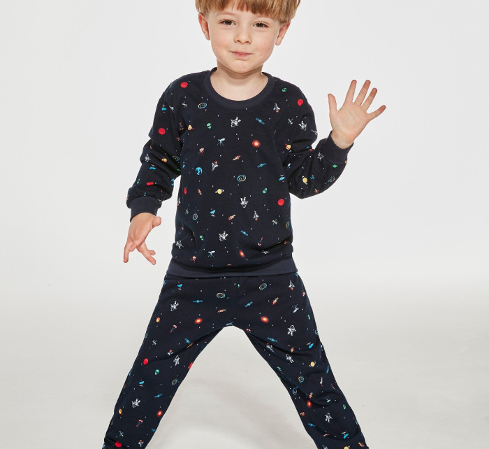 Chlapecké pyžamo Cornette Kids Boy 761/143 Cosmos dł/r 86-128