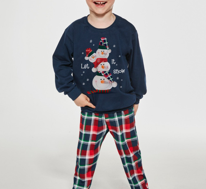 Chlapecké pyžamo Cornette Kids Boy 593/154 Snowman 2 dł/r 86-128