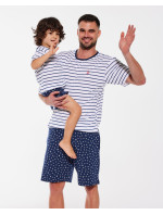 Chlapecké pyžamo Cornette Kids Boy 801/111 Marine kr/r 98-128