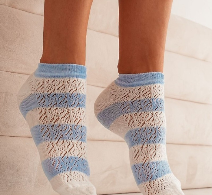Dámské ažurové ponožky Milena 1504 37-41